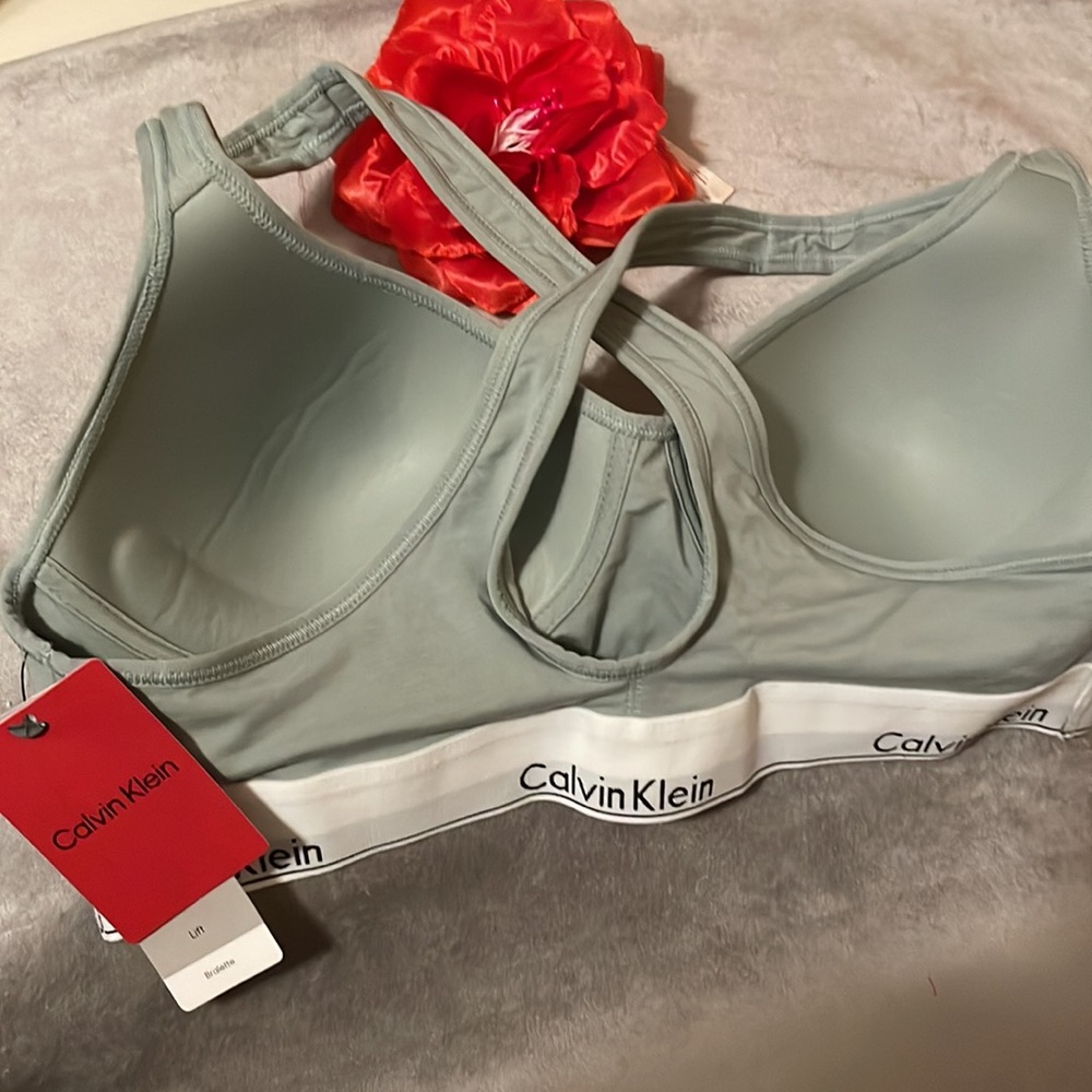 Calvin Klein Modern Cotton Padded Bralette Bra - Size S, XL - Picture 3 of 7